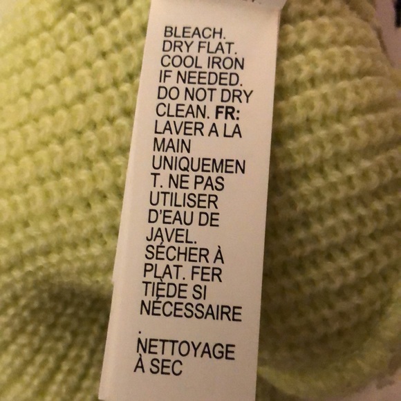 Billabong Walled Cuffed 100% Acrylic Ribbed Beanie Hat Light Green OS NWT - Picture 12 of 16